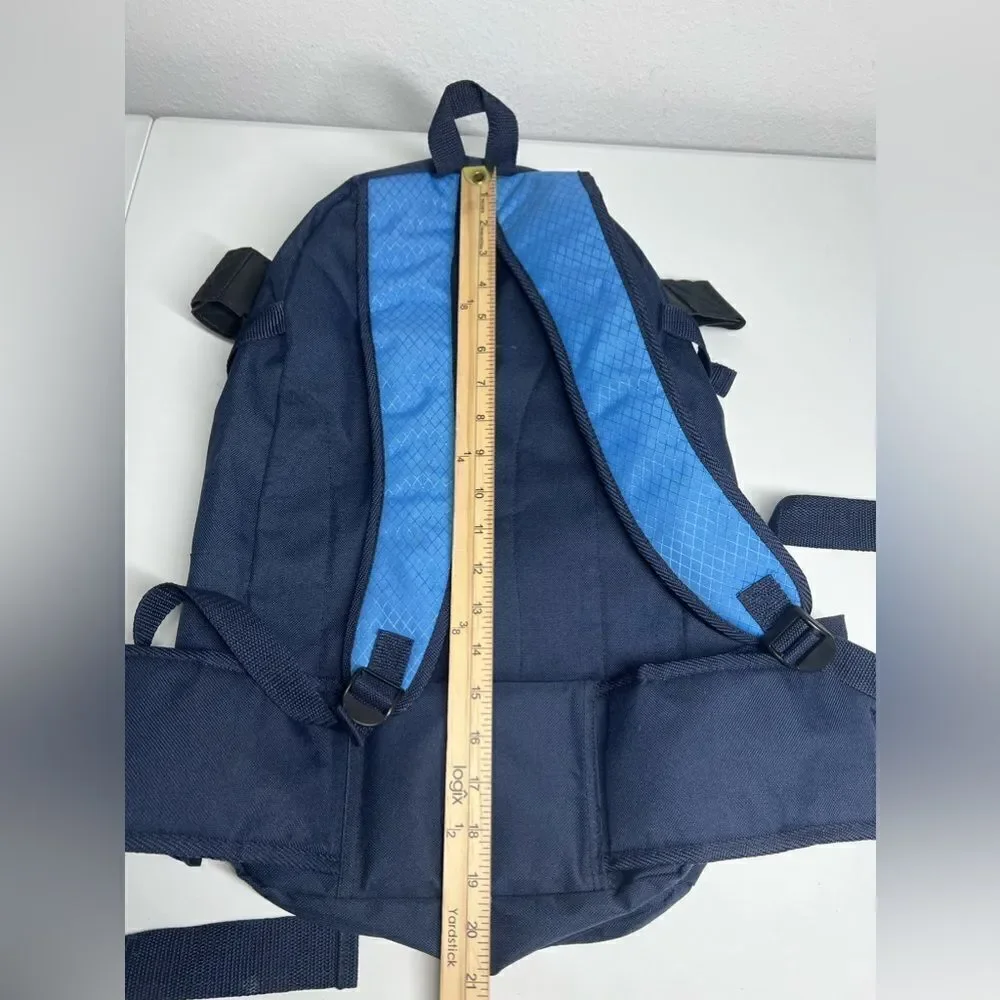 Rugged Gear Blue Multipackets Backpack
